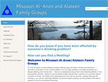 Tablet Screenshot of missouri-al-anon.org